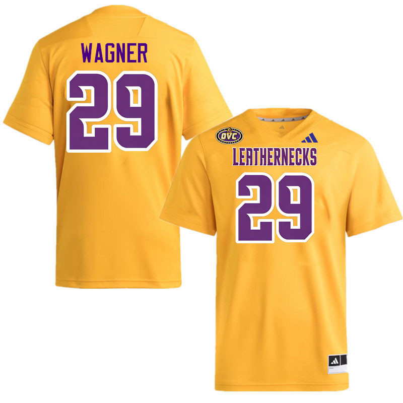Western Illinois Leathernecks #29 Mike Wagner College Football Jerseys,Uniforms-Gold